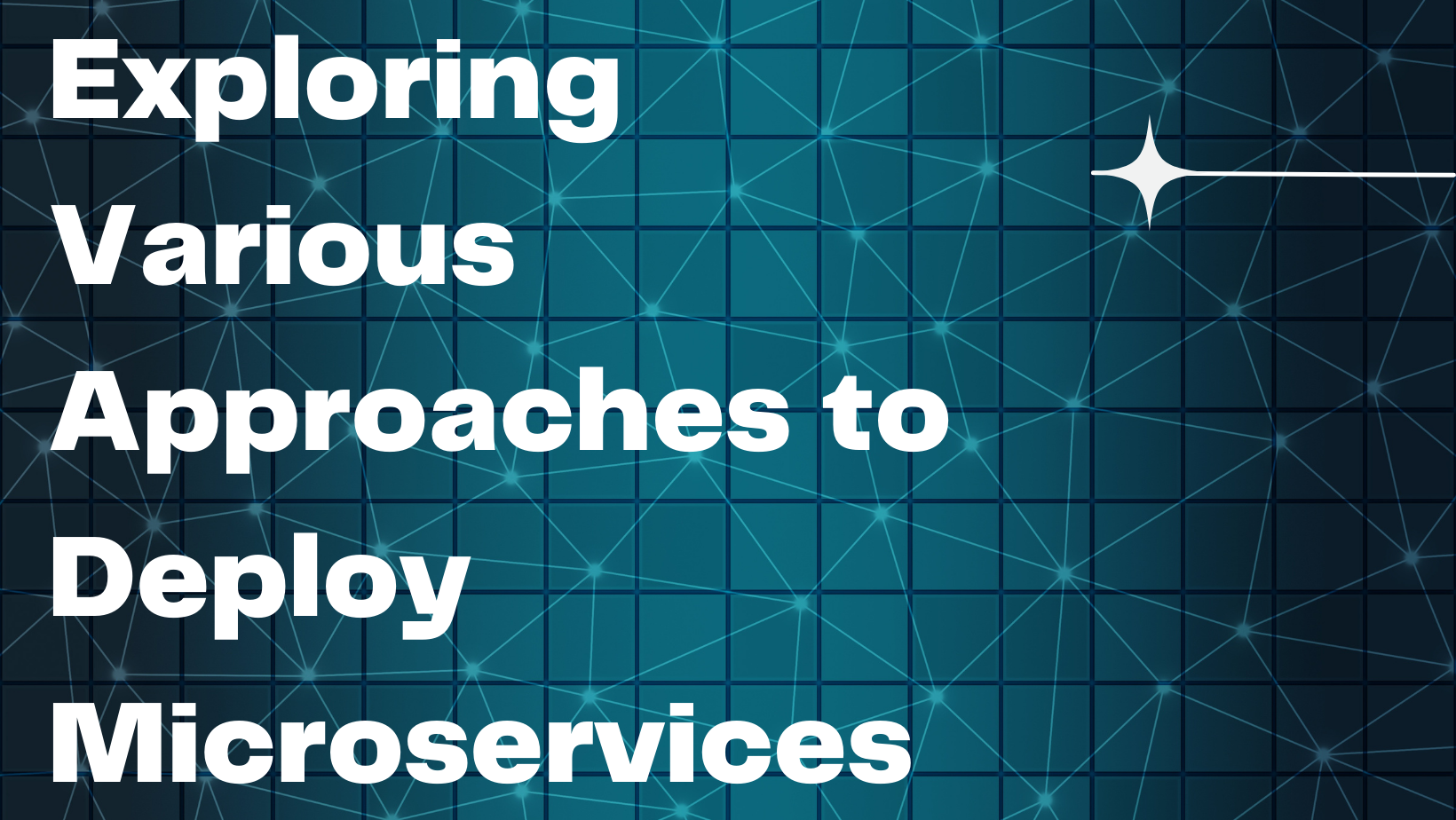 Exploring Various Approaches to Deploy Microservices minimal modern elegant background technology facebook cover