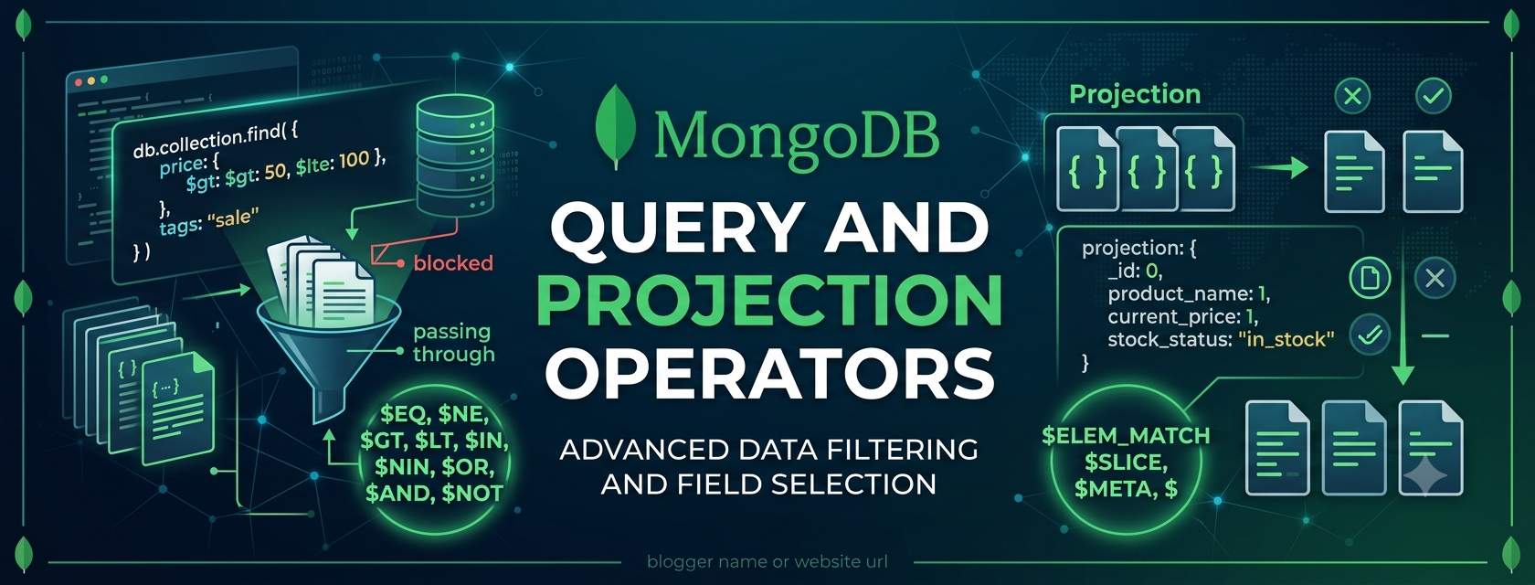 MongoDB Query and Projection Operators gemini generated image s71r8ts71r8ts71r